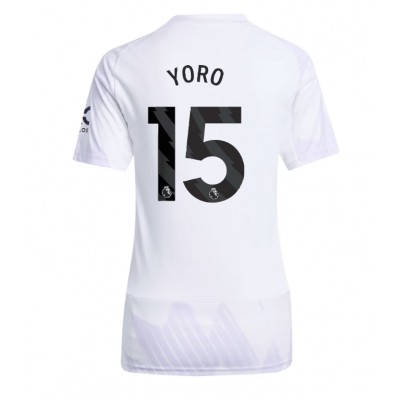 Manchester United Leny Yoro #15 Bortedrakt Dame 2025-26 Kortermet Manchester United Leny Yoro #15 Bortedrakt Dame 2025-26 Kortermet